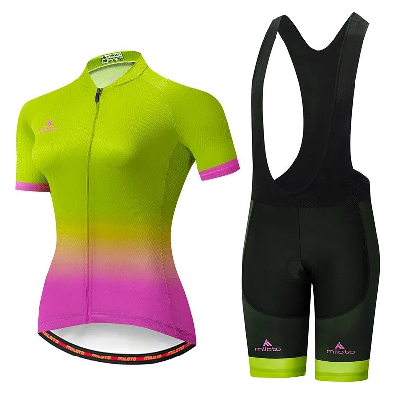 Women, MTB Bike Clothing, Racing Bicycle Clothes, Cycling Wear, Jersey Set, 2026 Summer Breathable Cycling Suit Set