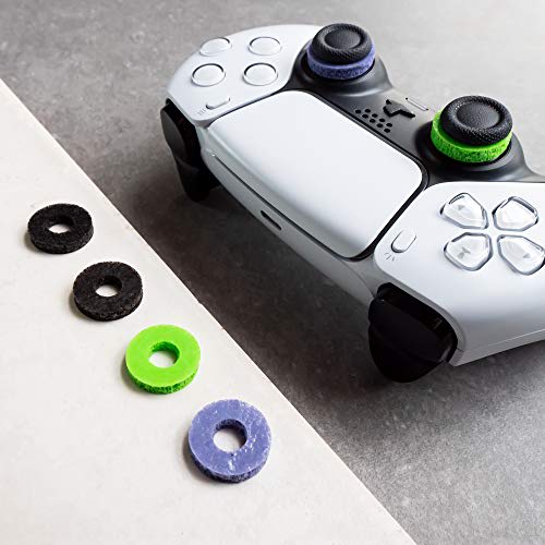 Anéis de Precisão KontrolFreek Anéis de Mira Assistência de Mira Controle de Movimento para PS4/5/Xbox One/Switch Pro e Controle Scuff Precisão de Mira Melhorada Macio Médio Ha