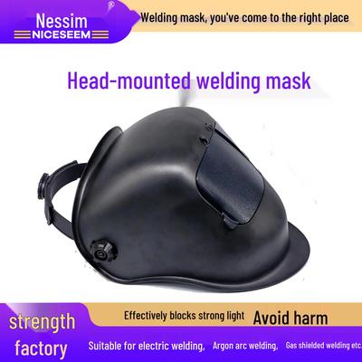 Anti-Laser Welding Face Shield - Lightweight, Head-Mounted Protection for Welders