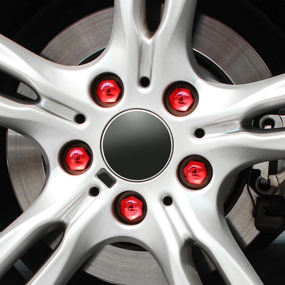 20pcs 17/19/21mm Tyre Wheel Hub Covers Wheel Nuts Covers Protection Caps Tire Wheel Screw Bolts Nut Caps Hub Screw Protector
