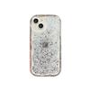 High flash silver powder cream shell is suitable for Apple 15/12pro mobile phone case iphone13 14 anti-drop XR78plusX