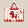 Cute Cartoon Bear Print Laptop Handbag Waterproof PU Shockproof Notebook Carrying Bag For Macbook Huawei Xiaomi 13-16 Inch
