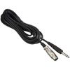 CUSTOMTRY Dynamic Microphone & KC Microphone Cable (XLR-XLR 5m) Set CM-2000 Black + TDXLR-05