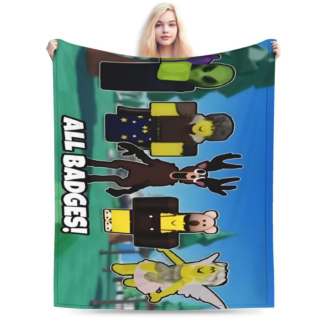 Custom 99 Nights In The Forest Blanket Survival Horror Games Plush Vintage Breathable Throw Blankets For Home Textile Decor