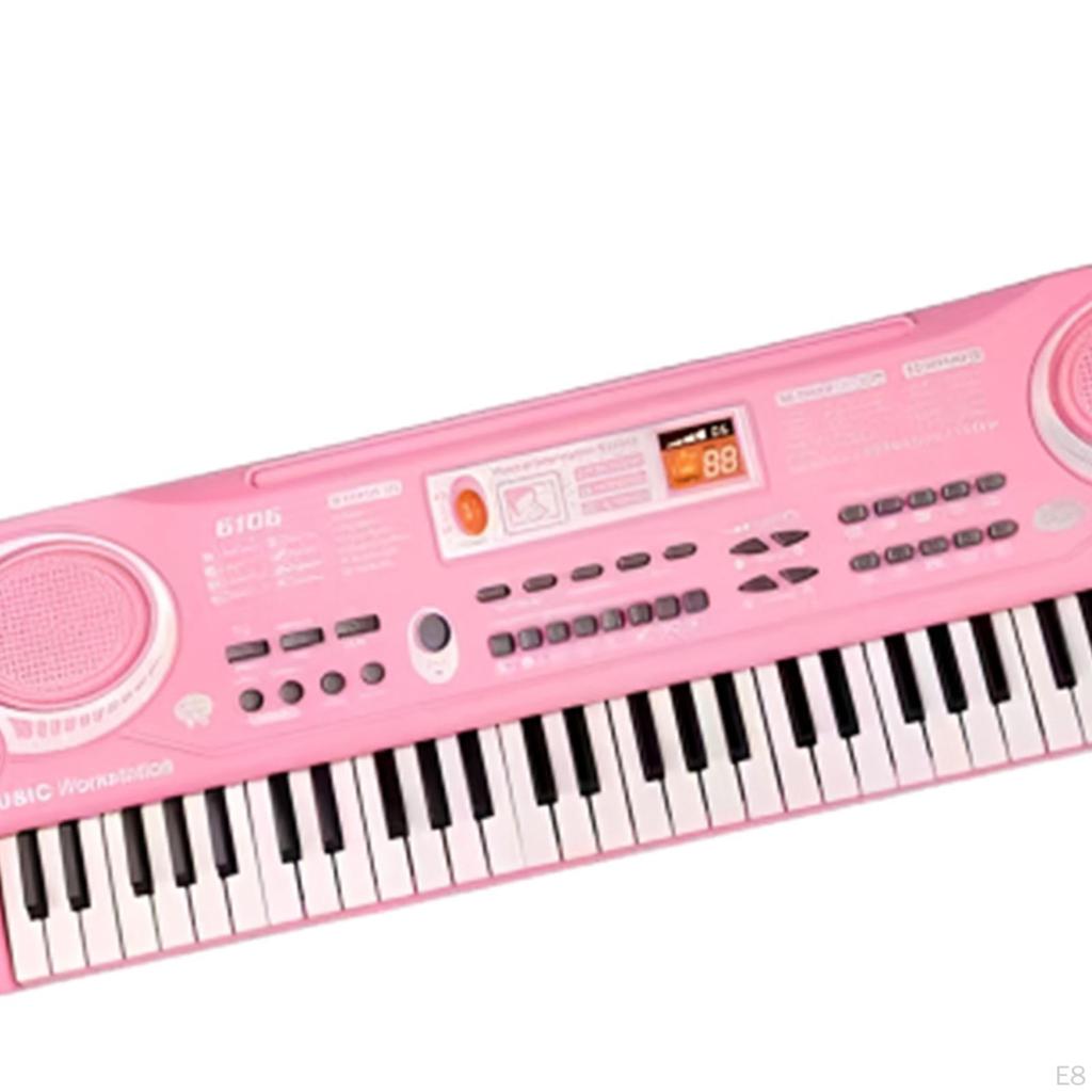 61 Keys Electronic Piano for Children, Musical Keyboard, Self-entertainment Sound Toys, Holiday