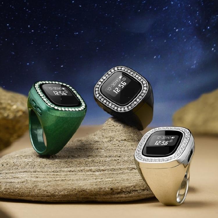 Unisex chytré prsteny s velkým počítadlem prstů Unisex modlitební prsteny Digitální zařízení počítadla Tasbeeh pro islámskou modlitbu