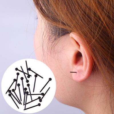 1000 Pcs Hypoallergenic Plastic Earrings Sticks Studs Pins Bars Ear Piercing Retainer Jewelry Making Findings DIY Supply