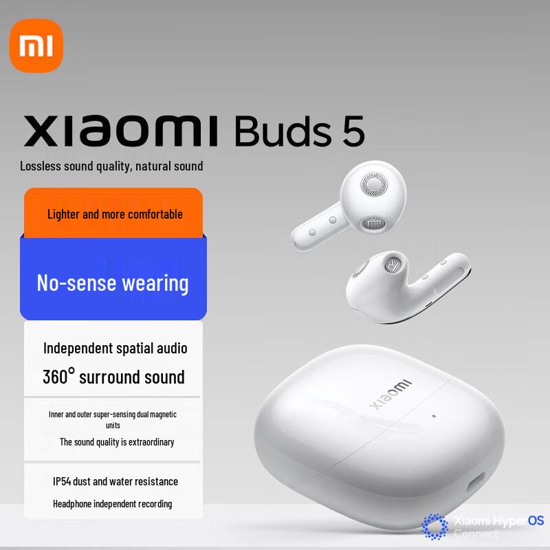 

Xiaomi Buds 5 Semi-in-ear Bluetooth Earbuds