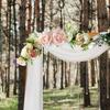 Artificial Rose Lintel Lifelike Elegant Handcrafted Artificial Flower Decorative Swag for Housewarmings Weddings