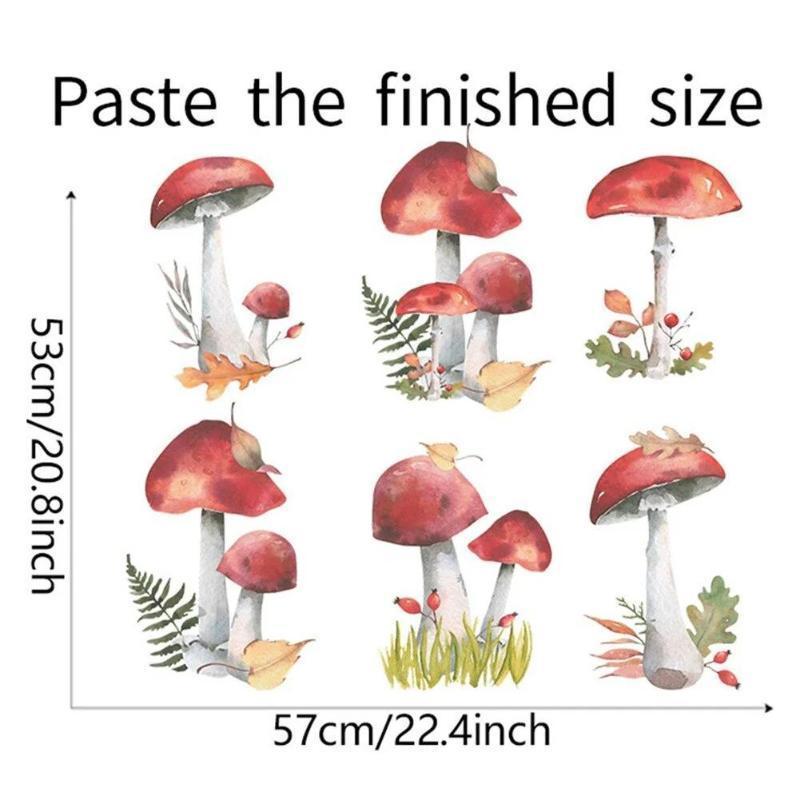 

Cartoon Wall Stickers Fairy Forest Mushroom Plant Wall Sticker Decal Kids Room Nursery Art Mural For Home Bedroom Decoration