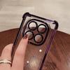Clear Shockproof Plating Silicone Case For Xiaomi Redmi Note 14 Pro Plus Note 13Pro 4G 5G 14C Transparent Soft Back Cover Bumper