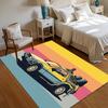 Soft Non-Slip Washable Back To The Future DeLorean Area Rug Floor Carpet for Bedroom Living Room Movie Fan Home Decor