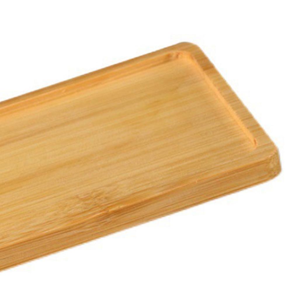 Wooden Coaster for Drinks Natural Rectangular Retro Insulated Coaster Cup Mat for Tabletop
