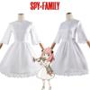 Striking Spy×family Anya Forger Cosplay Costume White Dress