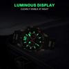 Mens wristwatch BesTn popular stylish business gentlemans silicone quartz watch black.