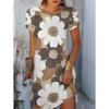 Women's Fashionable Dress, Cute Little Animals and Floral Prints