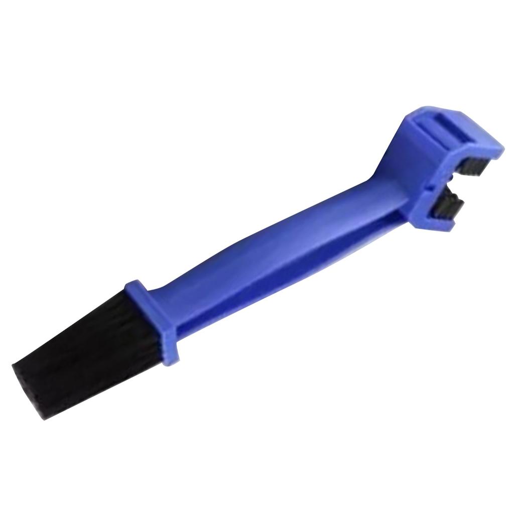 Motorcycle Chain Cleaning Brush Quick Powerful Cleaning 3 Sides Portable Comfortable Handle Chain Washer for Bicycle