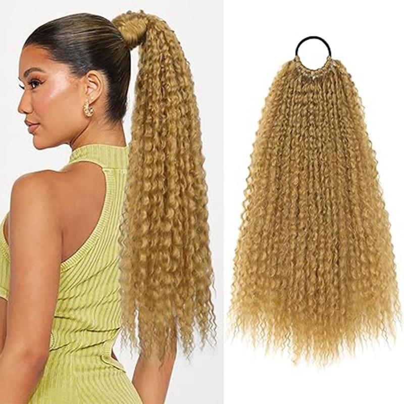 Ponytail Hair Extensions Are Lightweight Fluffy and Curly The Ponytail Is Naturally Soft and Synthetic Suitable for All Girls