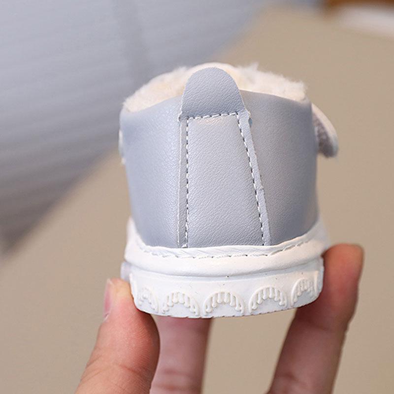 Babyschuhe Kleinkindschuhe 0-1-2 Jahre Alt Jungen und Mädchen Babyschuhe Winter Stiefel Dick gefütterte Baumwollschuhe