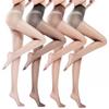 Thin anti-hook silk stockings, durable black stockings, summer 0d skin socks, bare-leg artifact, pineapple socks