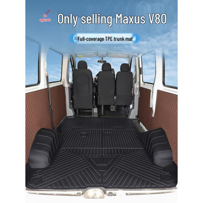 Wytrzymałe dywaniki podłogowe i do bagażnika z TPE do SAIC Maxus V80 2025