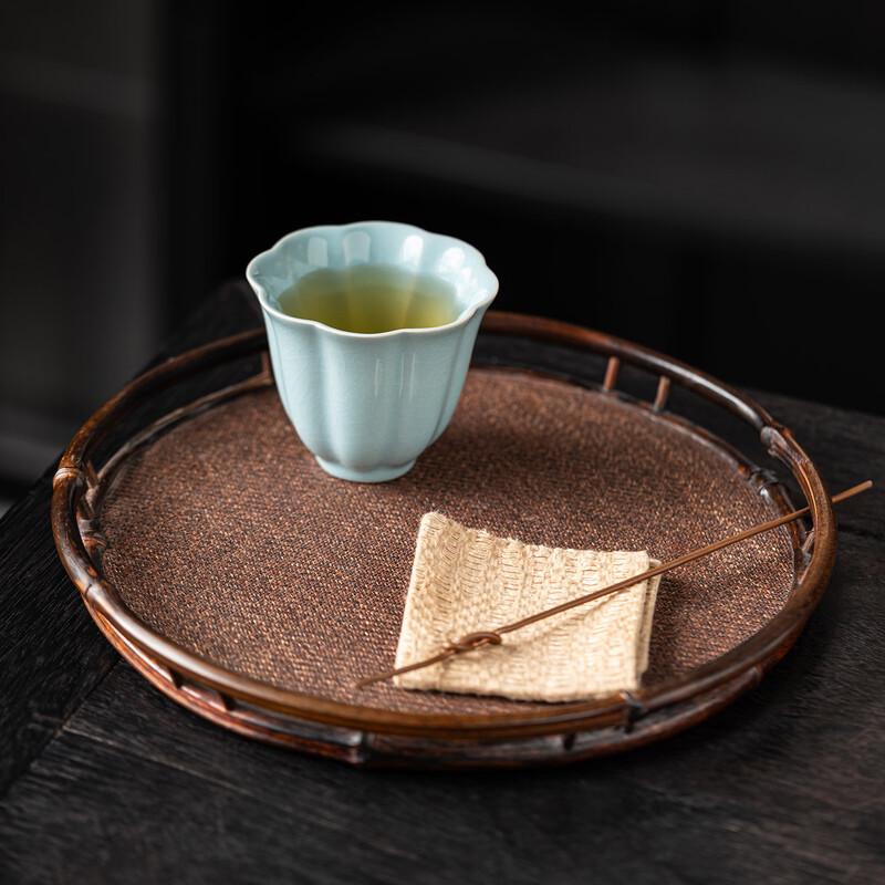 Hongyu Ru Kiln Crackle Glaze Teacup Gift Set