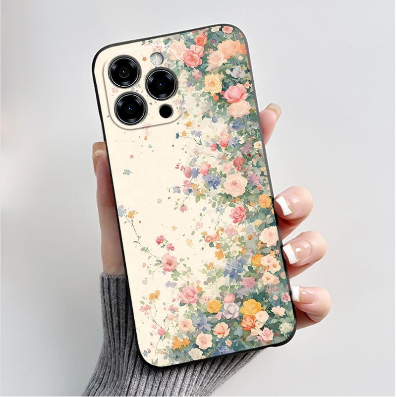 

Для Doogee Note 58 Pro Чохол Розкішний Модний Візерунок Метелики Квіти Чорний М який ТПУ Силікон Задня Кришка Телефону Ударостійкий Корпус Doogee Note 58 Pro