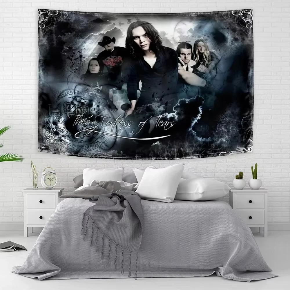 

VIKAMA Band Razor Tapestry Retro Aesthetic Wall Art Living Room Dorm Music Rock Decor Modern Flag Party Backdrop 74x94cm(29x37in)