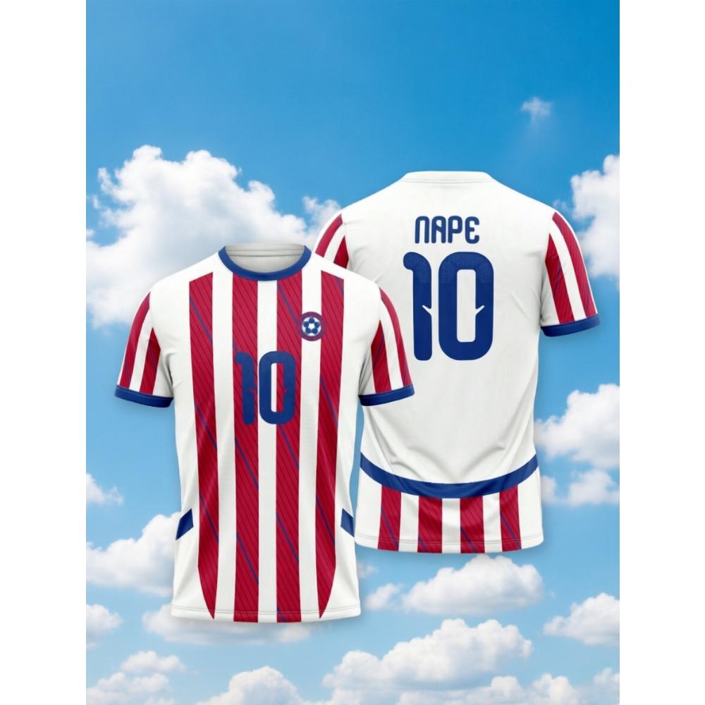 Classic Fan Edition T-Shirt with Trendy Print - Unisex Sporty Short Sleeve Sweatshirt