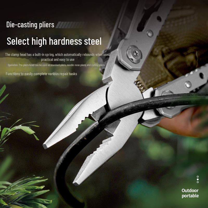 Alicates Multiusos Portátiles de Acero Inoxidable para Exterior