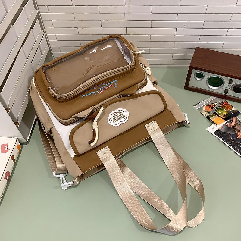 

School bag high value ins junior high school girls high school students large capacity cute pain dopamine back