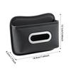 Auto-Taschentücherbox Leder Papiertuchspender Serviettenhalter Für Auto Für Sitzlehne Armlehne Konsole Sonnenblende SUV LKW Zuhause
