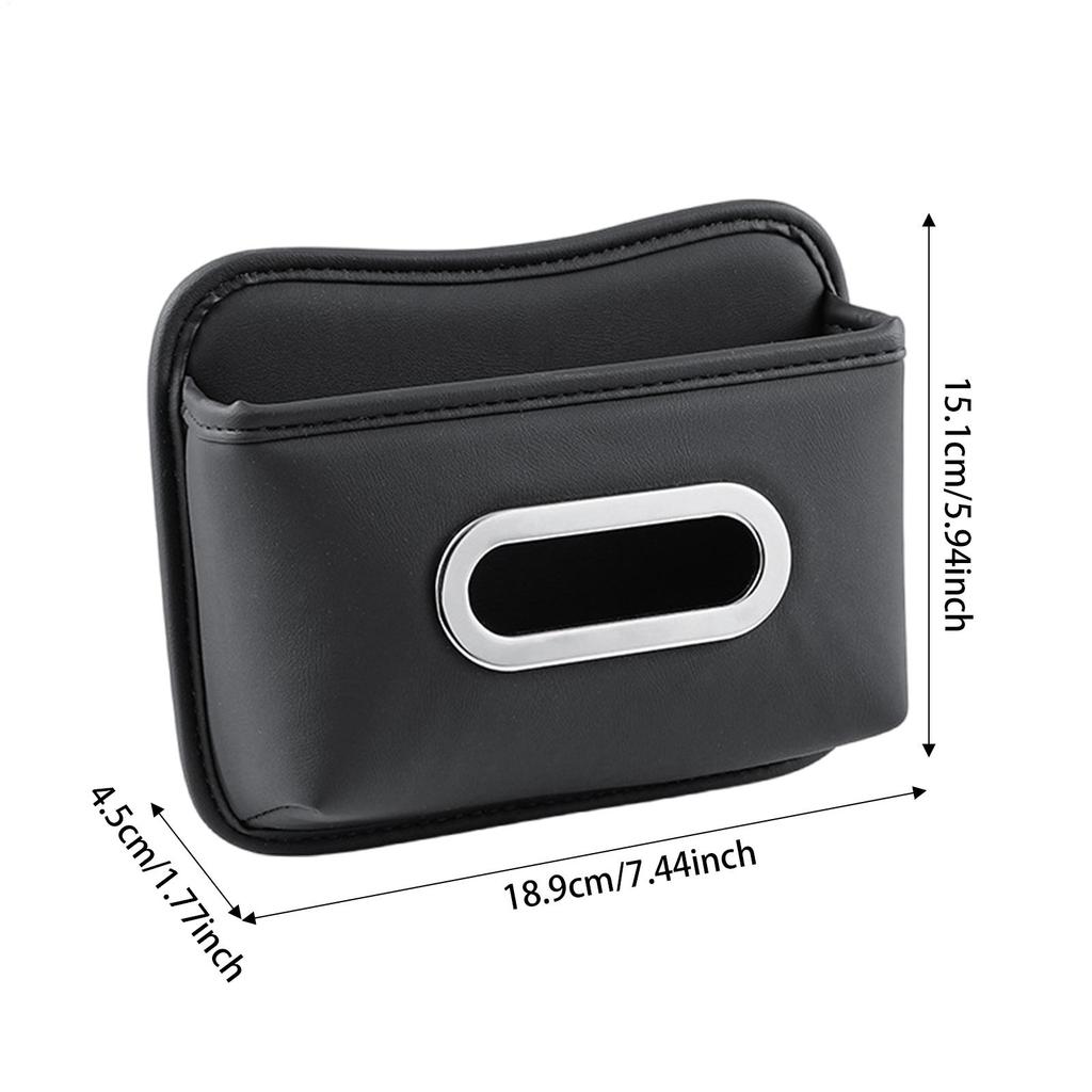 Auto-Taschentücherbox Leder Papiertuchspender Serviettenhalter Für Auto Für Sitzlehne Armlehne Konsole Sonnenblende SUV LKW Zuhause
