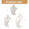 Sturdy Lint Covered Necklace Bust Portable Jewelry Organization Home Accessory Necklace Display Rack Decoration