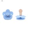 New Newborn Baby Silicone Pacifier Newborn Pacifier Infant Teether Chewable Toy Safety Baby Care Product Pacifiers Chain Set