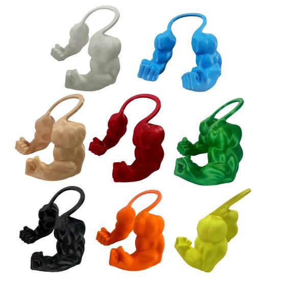 Cat Muscle Arm Costume 3D Printed Cat Neck Arm with Muscle Halloween Superhero Cosplay Costume Accessories