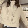 Women's Purple Retro Baseball Jacket - Lightweight, High-End Casual Cardigan for Spring and Autumn