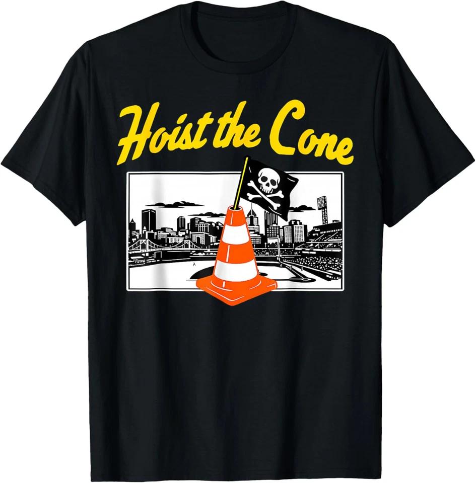 Hoist The Cone Funny Baseball Meme Kids Adults 2026 T-Shirt S