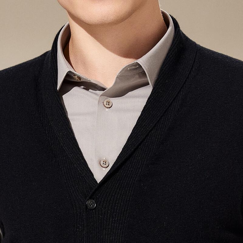 Herren Kaschmir-Mischung V-Ausschnitt Strickweste