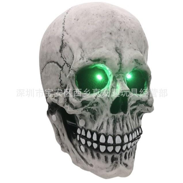 

Movable Skeleton Mask Halloween Dinosaur Skull Mask Adjustable Horror Costume Party Cosplay Decoration For Adults