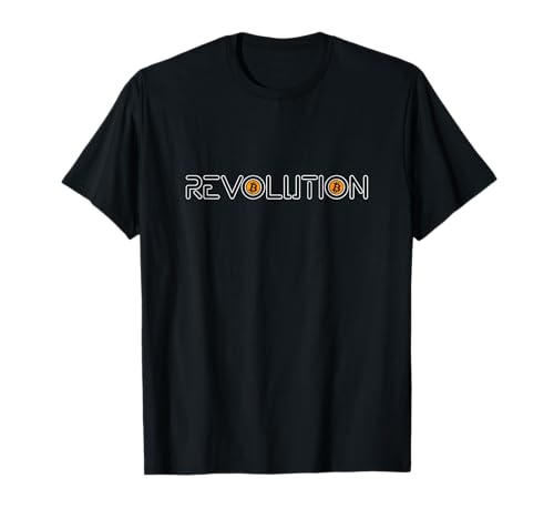 Revolution Bitcoin Crypto Currency Blockchain T-Shirt
