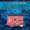SATA auf IDE HDD Adapter JM20330 IDE auf SATA SSD Adapterkarte Seriell auf Parallel mit 7-Pin SATA Datenkabel mit IDE Stromkabel