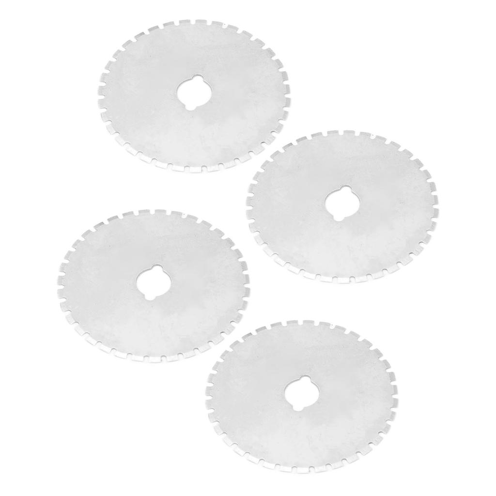 10PCS Rotary Cutter Blades Stainless Steel Sharp Rotary Cutter Replacement for Sewing Fabric Leather Quilting Cutter