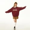 2025 Plus Size Retro College Style Polo Collar Sweatshirt for Women - Spring & Autumn Trendy