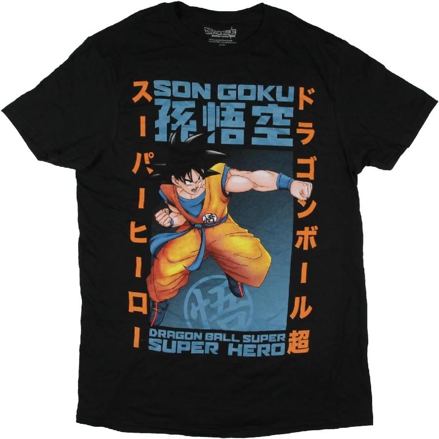 

Dragon Ball Z Men s Son Goku Super Hero Crewneck Short Sleeve Shirt (Small) XXXXXL чорний