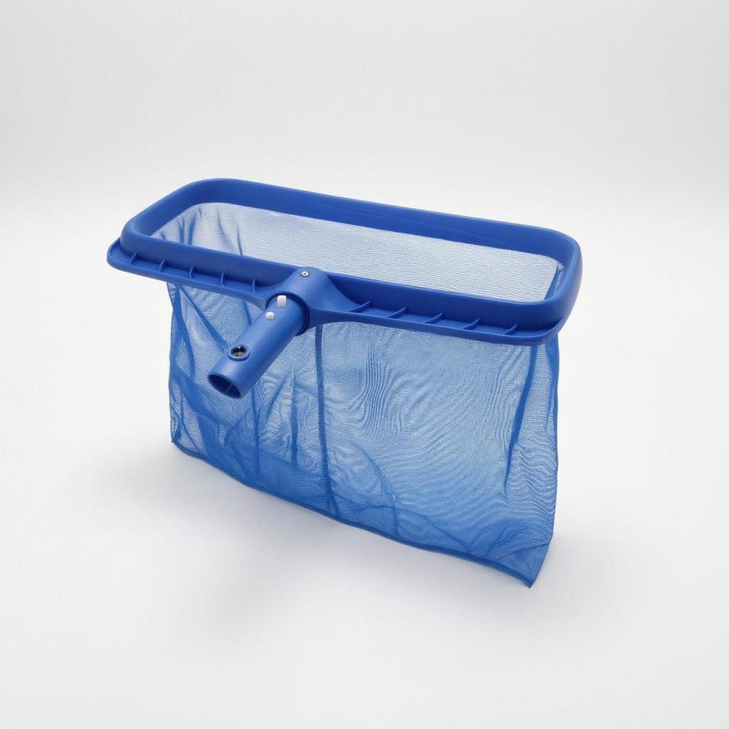 Leaf Skimmer Net Reinforced Rectangular Pool Fine Mesh Rake