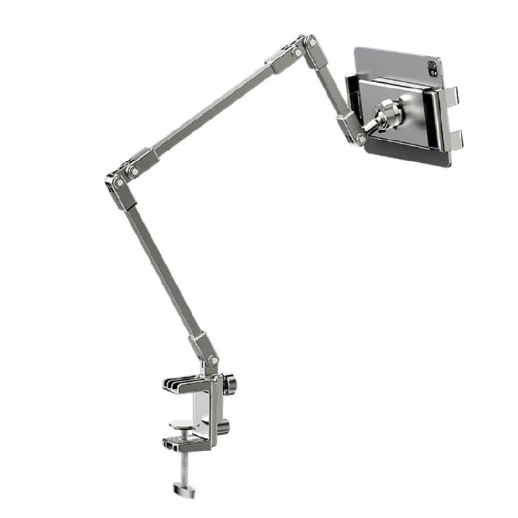 Tablet Holder for Bed Adjustable Tablet Phone Bed Stand Mount 360 Degree Rotatable Foldable Carbon Steel Arm Holder