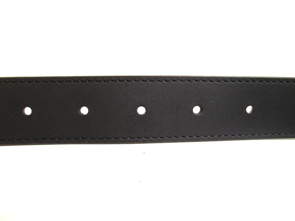 Authentischer LOUIS VUITTON Damier Braun Gold Schnalle Gürtel Taillenweite 75-85cm S #9812 Generalüberholt