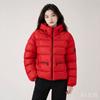 Women Hooded Puffer Coat Thick Warm Loose Fit Winter Outerwear