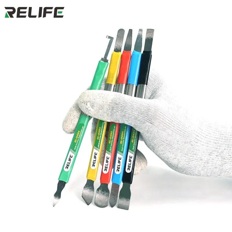 RELIFE RL-049A Double-headed Multi-function Prying Knife for Iphone Android Remove The Glass Back Cover Tin Scraping Knife Tools